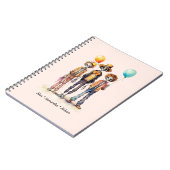 愛らしいパステルゾンビトリオ – かわいいハロウィーン(2) ノートブック (左側)