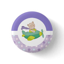 愛らしいパステルテディベアボタン