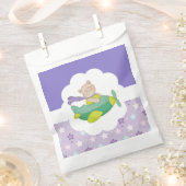 愛らしいパステルテディベア フェイバーバッグ (クリップ留めされた状態)