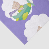 愛らしいパステルラベルテディベア 薄葉紙 (詳細)