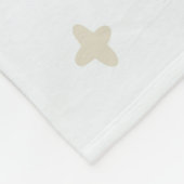 愛らしいパステル人形のパターンキッズ フリースブランケット (角)