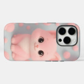 愛らしいパステル子猫ケースfor iPhone 16 pro Case-Mate iPhoneケース (裏面 (横))
