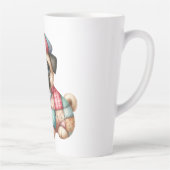 愛らしいパッチワーク犬#10 カフェラテマグ (右)