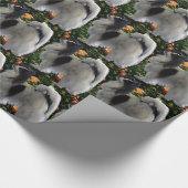 愛らしいパピロン ラッピングペーパー (角)