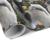 愛らしいパピロン ラッピングペーパー (ロールコーナー)