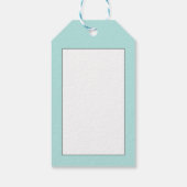 愛らしいパンダのクマありがとう ギフトタグ (裏面)