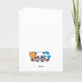 愛らしいパンダのグリーティングカード カード (裏面)