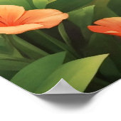 愛らしいパンダトレインライドAIアート ポスター (角)