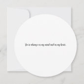 愛らしいパンダベア カード (裏面)