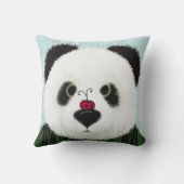 愛らしいパンダベア クッション (裏面)