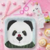 愛らしいパンダベア ペーパープレート (パーティー)