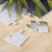 愛らしいパンダ食べベアの竹 ジグソーパズル (側面)