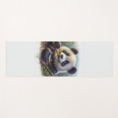 愛らしいパンダ食べベアの竹 ヨガマット (正面(横))