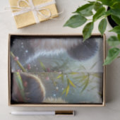 愛らしいパンダ食べベアの竹 薄葉紙 (ギフト)