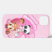 愛らしいパンダ&フレンズデザイン Case-Mate iPhoneケース (裏面 (横))