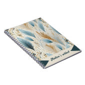 愛らしいパンパスグラス ノートブック (右側)