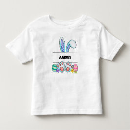愛らしいパーソナライズされたイースターバニー トドラーTシャツ