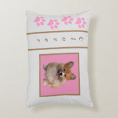 愛らしいパーソナライズされたウェルシュコーギーアクセント枕 アクセントクッション (正面(垂直))