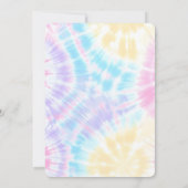 愛らしいヒッパイバースデーパーティー踊りボホ 招待状 (裏面)