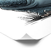 愛らしいヒッポ最高のフレンズウォールアート ポスター (コーナー)