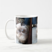 愛らしいヒマラヤペルシャ コーヒーマグカップ (左)