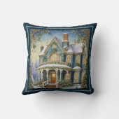 愛らしいビクトリアンなクリスマス クッション (裏面)