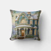 愛らしいビクトリアンなクリスマス クッション (正面)