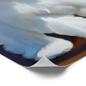 愛らしいビコンハバナの子犬の水色 ポスター (角)