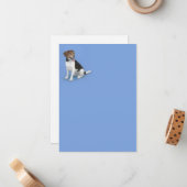 愛らしいビーグルミックスノートカード ノートカード (正面/裏面インサイチュ)