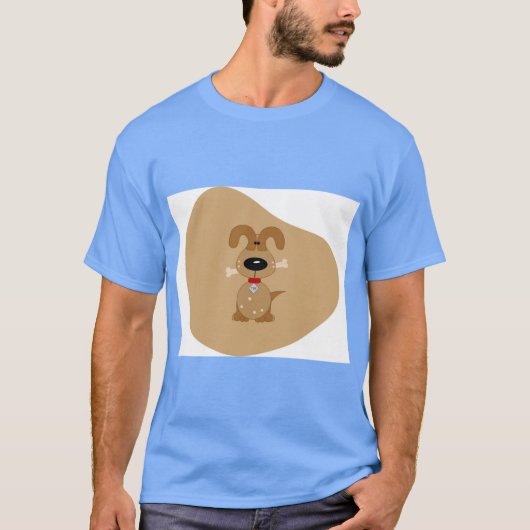 愛らしいビーグル犬好きTシャツ Tシャツ (正面)