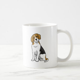 愛らしいビーグル犬 コーヒーマグカップ