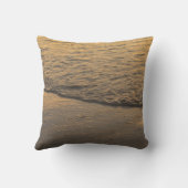 愛らしいビーチサンセットシーシェルサンド クッション (裏面)