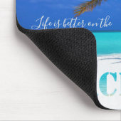 愛らしいビーチ、パームパーソナライズされた、- マウスパッド (コーナー)