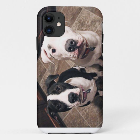 愛らしいピットブル・パピー Case-Mate iPhoneケース (裏面)