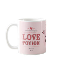 愛らしいピンクのバレンタインデーかわいい愛の呪文