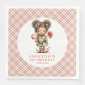 愛らしいピンクの妖精 かわいい2歳の誕生日パーティー (正面)