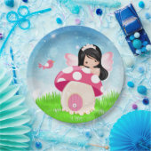 愛らしいピンクの妖精 ペーパープレート (パーティー)