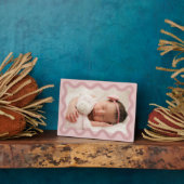 愛らしいピンクの波状の写真プラーク フォトプラーク (側面)