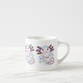 愛らしいピンクの軸足漫画 エスプレッソカップ (右)