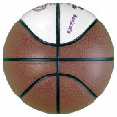 愛らしいピンクの軸足漫画 バスケットボール (右)