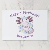 愛らしいピンクの軸足漫画 ペーパーパッド (正面)