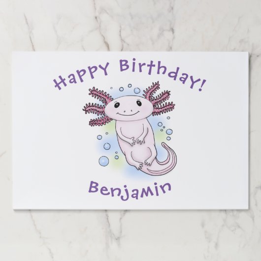 愛らしいピンクの軸足漫画 ペーパーパッド (正面)