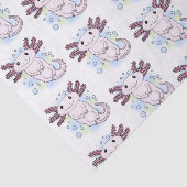 愛らしいピンクの軸足漫画 薄葉紙 (詳細)