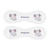 愛らしいピンクの軸足漫画 野球ボール (パネル)