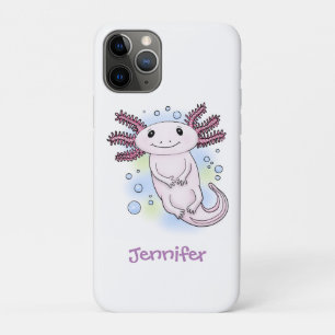 愛らしいピンクの軸足漫画 iPhone 11 PROケース