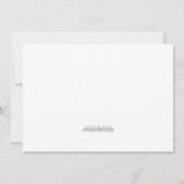 愛らしいピンクブラウンフクロウ誕生日招待状 招待状 (裏面)