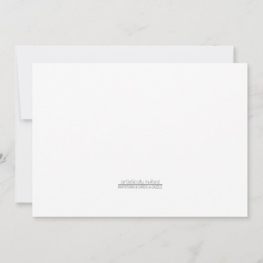 愛らしいピンクブラウンフクロウ誕生日招待状 招待状 (裏面)