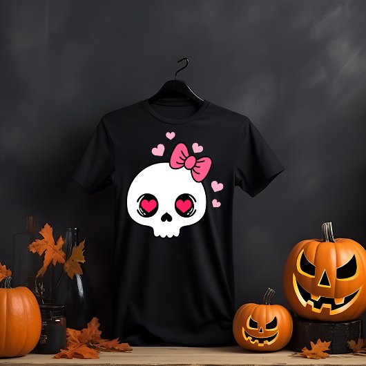 愛らしいピンクボウスカル Tシャツ