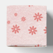 愛らしいピンクリトルバレリナツチュティガールベビーショー フェイバーボックス (上部)