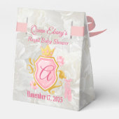 愛らしいピンク&ホワイトアフロパフプリンセスバレリーナ フェイバーボックス (裏面サイド)